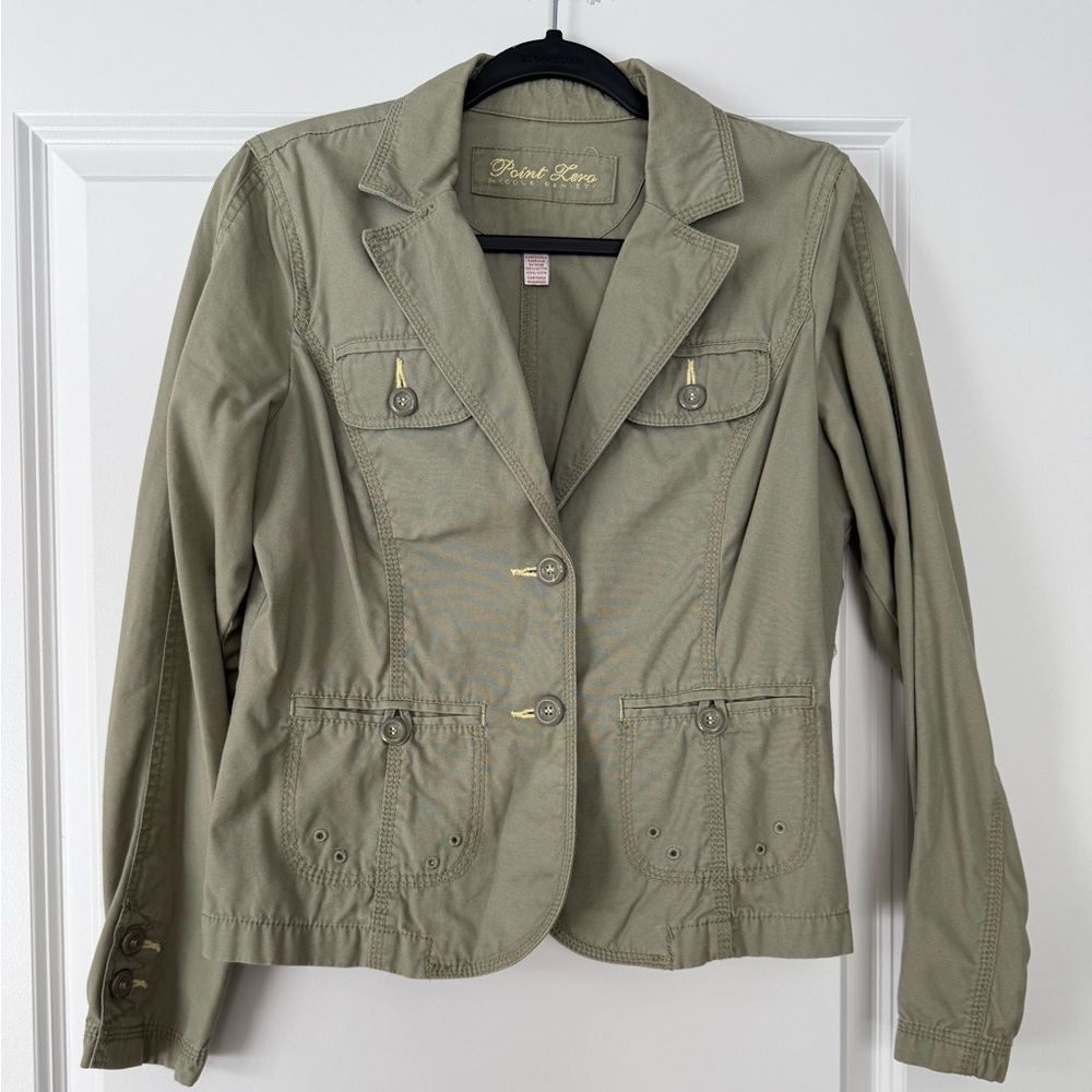 Point Zero Khaki Blazer Jacket